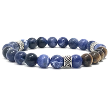 Load image into Gallery viewer, Blue Sodalite & Tiger's Eye