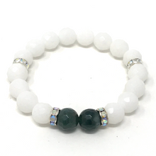 Load image into Gallery viewer, Set Moss Agate & White Jade