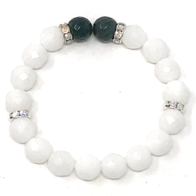 Load image into Gallery viewer, Set Moss Agate & White Jade