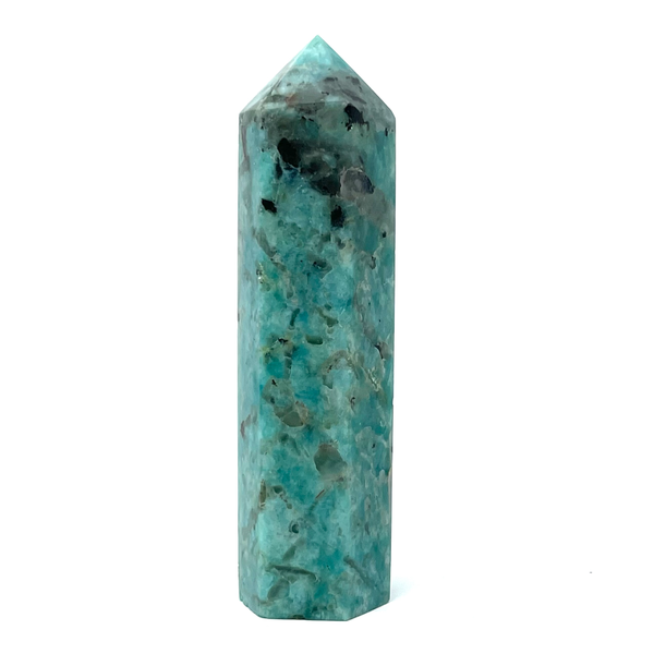 Amazonite & Smoky Quartz Point