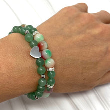 Load image into Gallery viewer, Aventurine &amp; Jade set