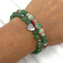 Load image into Gallery viewer, Aventurine &amp; Jade set