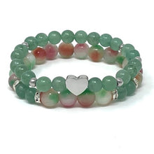 Load image into Gallery viewer, Aventurine &amp; Jade set