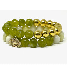 Load image into Gallery viewer, Ivory Jade &amp; Olivine set