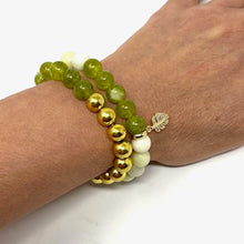 Load image into Gallery viewer, Ivory Jade &amp; Olivine set