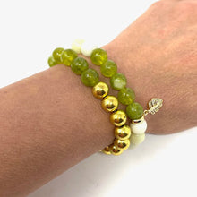 Load image into Gallery viewer, Ivory Jade &amp; Olivine set