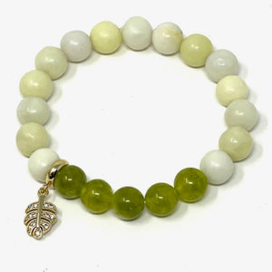 Ivory Jade & Olivine set