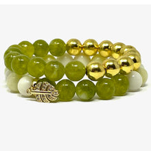 Load image into Gallery viewer, Ivory Jade &amp; Olivine set