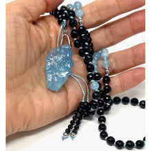 Load image into Gallery viewer, Aquamarine &amp; Onyx
