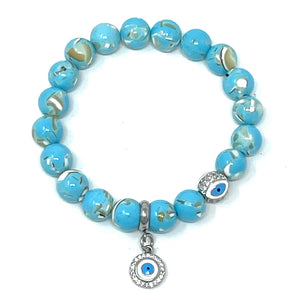 Amazonite & Seashells set