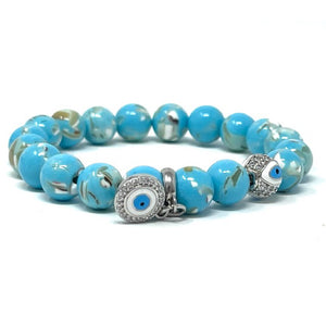Amazonite & Seashells set