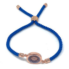 Load image into Gallery viewer, Adjustable blue bracelet