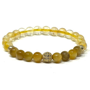 Citrine & Orange Garnet set
