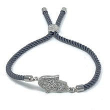 Load image into Gallery viewer, Adjustable grey bracelet