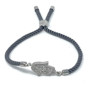 Adjustable grey bracelet