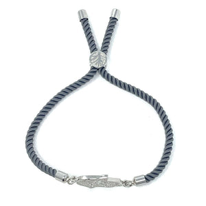 Adjustable grey bracelet