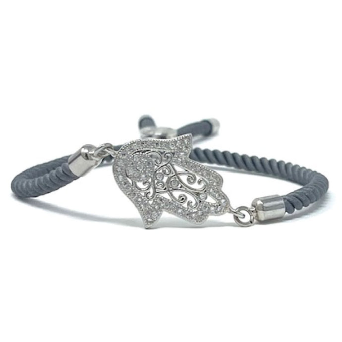 Adjustable grey bracelet