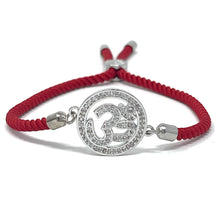 Load image into Gallery viewer, Adjustable red bracelet