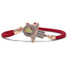 Load image into Gallery viewer, Adjustable red bracelet