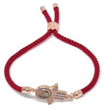 Load image into Gallery viewer, Adjustable red bracelet