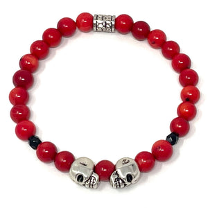 red skull bracelet
