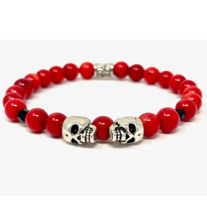 red skull bracelet