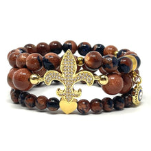Load image into Gallery viewer, Blue and Goldstone set