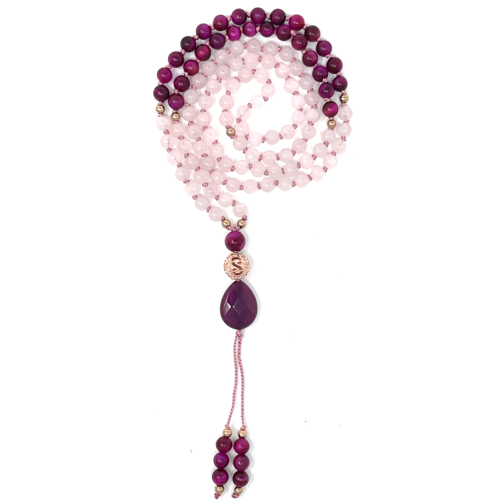Rose Quartz Mala Necklace