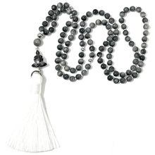 Load image into Gallery viewer, Grey Tiger&#39;s Eye Mala