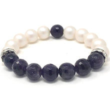 Load image into Gallery viewer, Amethyst &amp; White Pearls