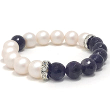 Load image into Gallery viewer, Amethyst &amp; White Pearls