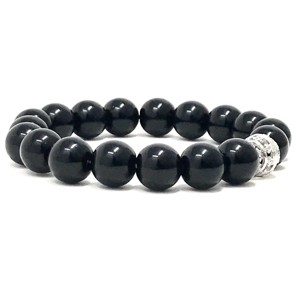 Purple Sugilite Black Onyx Jewelry set