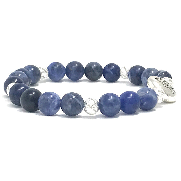 Sodalite with Lotus charm