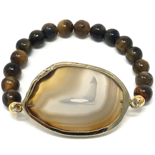 Load image into Gallery viewer, Set Citrine &amp; Tiger&#39;s Eye