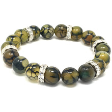 Load image into Gallery viewer, Green/Black Agate
