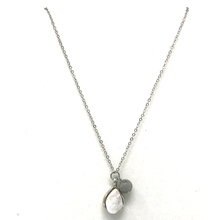 Load image into Gallery viewer, Labradorite &amp; Fuchsia Agate Jewelry set
