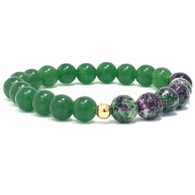 Load image into Gallery viewer, Set Aventurine &amp; Ruby Zoisite