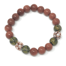Load image into Gallery viewer, Goldstone &amp; Green Agate