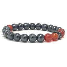 Load image into Gallery viewer, Hematite &amp; Red Agate
