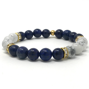 Howlite & Lapis Lazuli Jewelry set