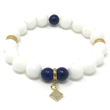Load image into Gallery viewer, Howlite &amp; Lapis Lazuli Jewelry set