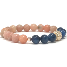 Load image into Gallery viewer, Set Kyanite &amp; peach Calcite