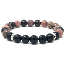 Load image into Gallery viewer, Set Rhodonite &amp; Black Spinel