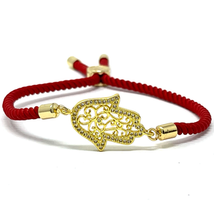 Gold & Red Jewelry set