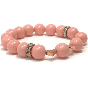 Unakite & Swarovski Pearls Jewelry set